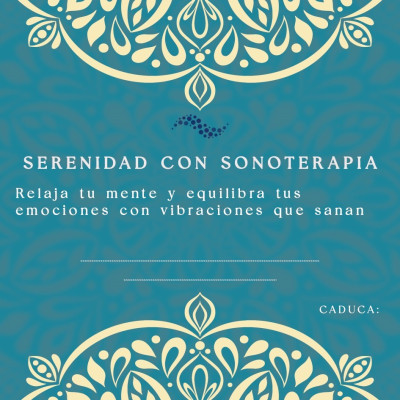 Tratamiento: Serenidad con sonoterapia